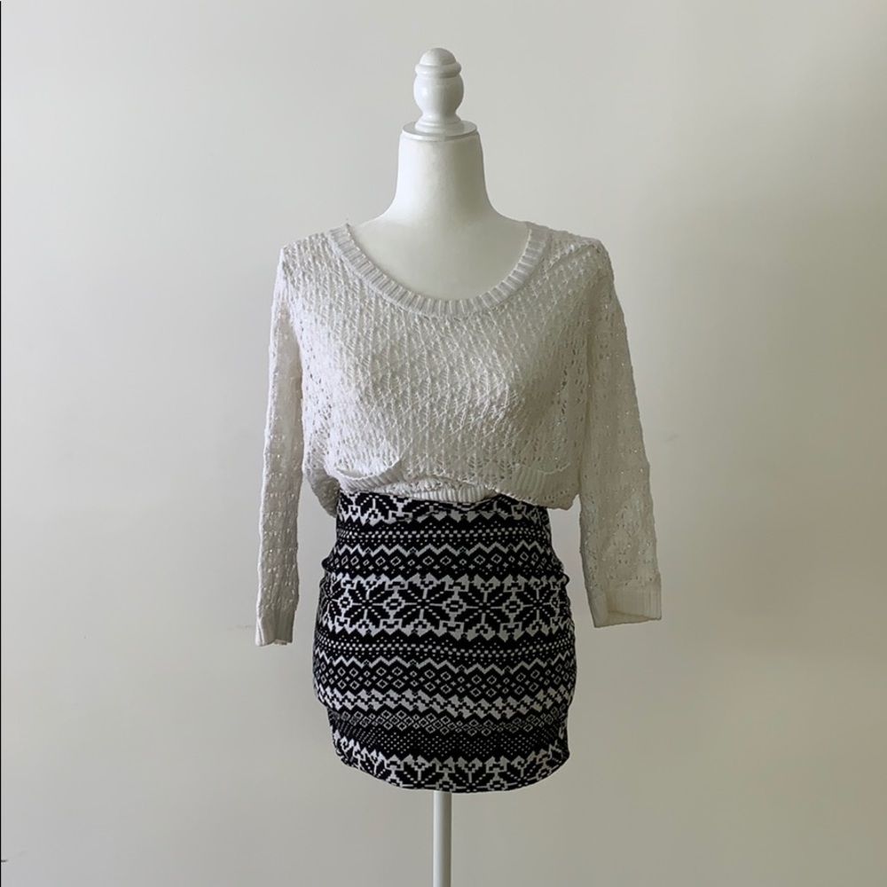High waisted skirt